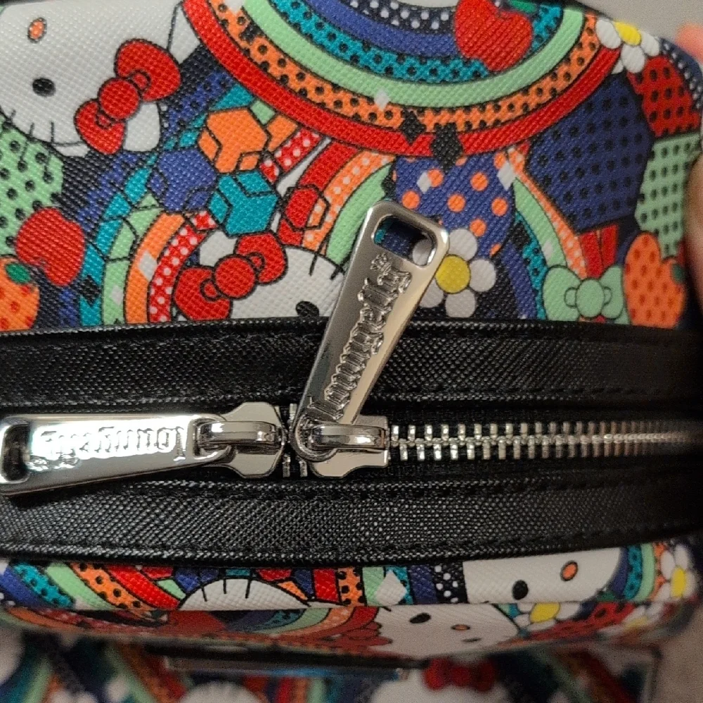 Loungefly Sanrio Hello Kitty All Over Print Multicolor Mini Backpack NWT